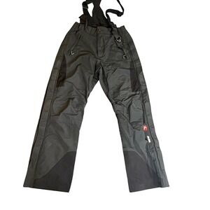 Alpine Design Gore-Tex Ski Pants Mens Med Black Suspenders Waterproof 31" Inseam